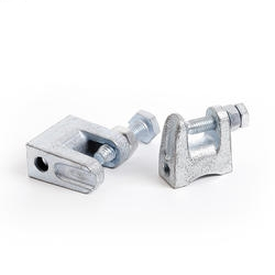 H-Stahl-Trägerklemme aus verzinktem Eisen, Universal-Trägerklemme aus Eisen für HVAC-Systeme
