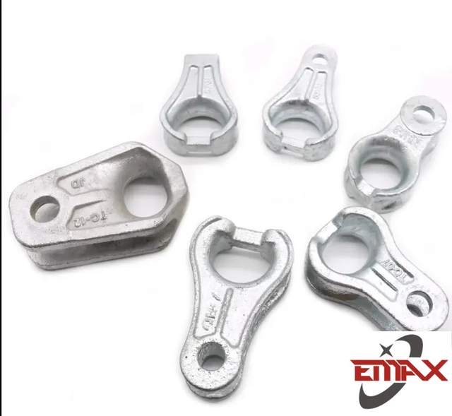 Feuerverzinkte Verbindungsstücke. Kausche für Elektrokabel