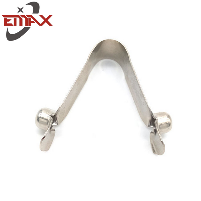 Edelstahl -Stangenklammern Federzelt Lock Flachmetallklemmen