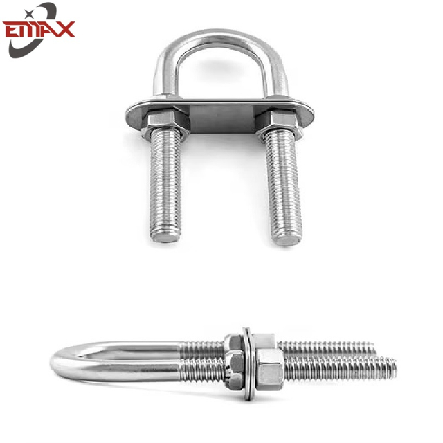 304 316 Edelstahl U -Schrauben und -muttern mit flacher Waschmaschine