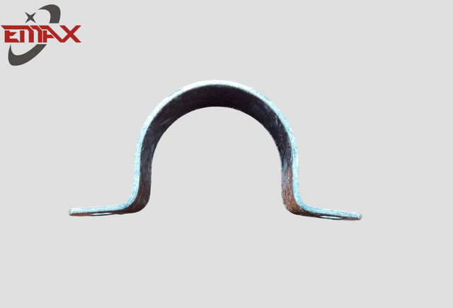 Verzinkte, robuste U-förmige Rohrschelle mit rundem Loch