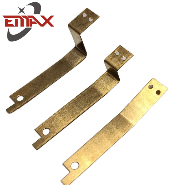 OEM-Präzisionsstanz-Kupferstahl-Edelstahl-Flachfederklammern für kleine Metallteile