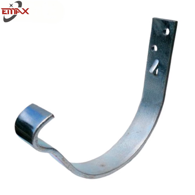 Halb runde Edelstahl -Aluminium -Metallklemme Rinnenhaken