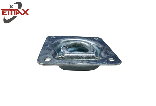 Robuster, versenkter D-Ring-Zurranker aus Stahl für Anhänger und LKWs