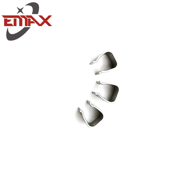 OEM-Blechherstellung Nickel-geplantem Knopf Federklammstempel Biegungsteile