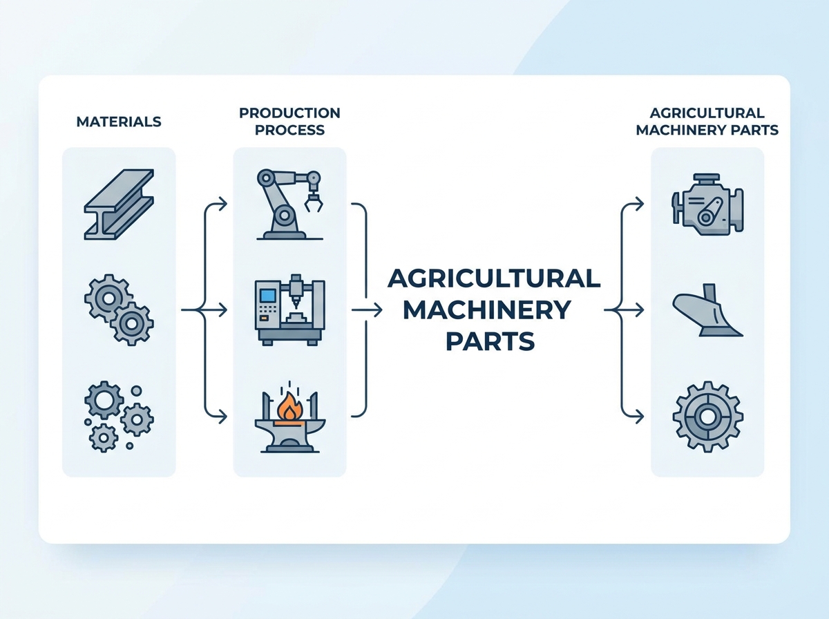 Herstellung von Teilen f&uuml;r landwirtschaftliche Maschinen